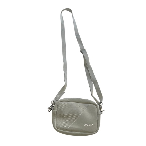 Vooray Sidekick Crossbody Bag Gray Travel Compact Workout - Picture 1 of 9
